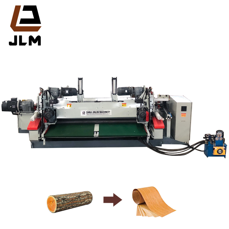 Feet Spindle Less Wood Log Veneer Rotary Peeling Lathe For Plywood