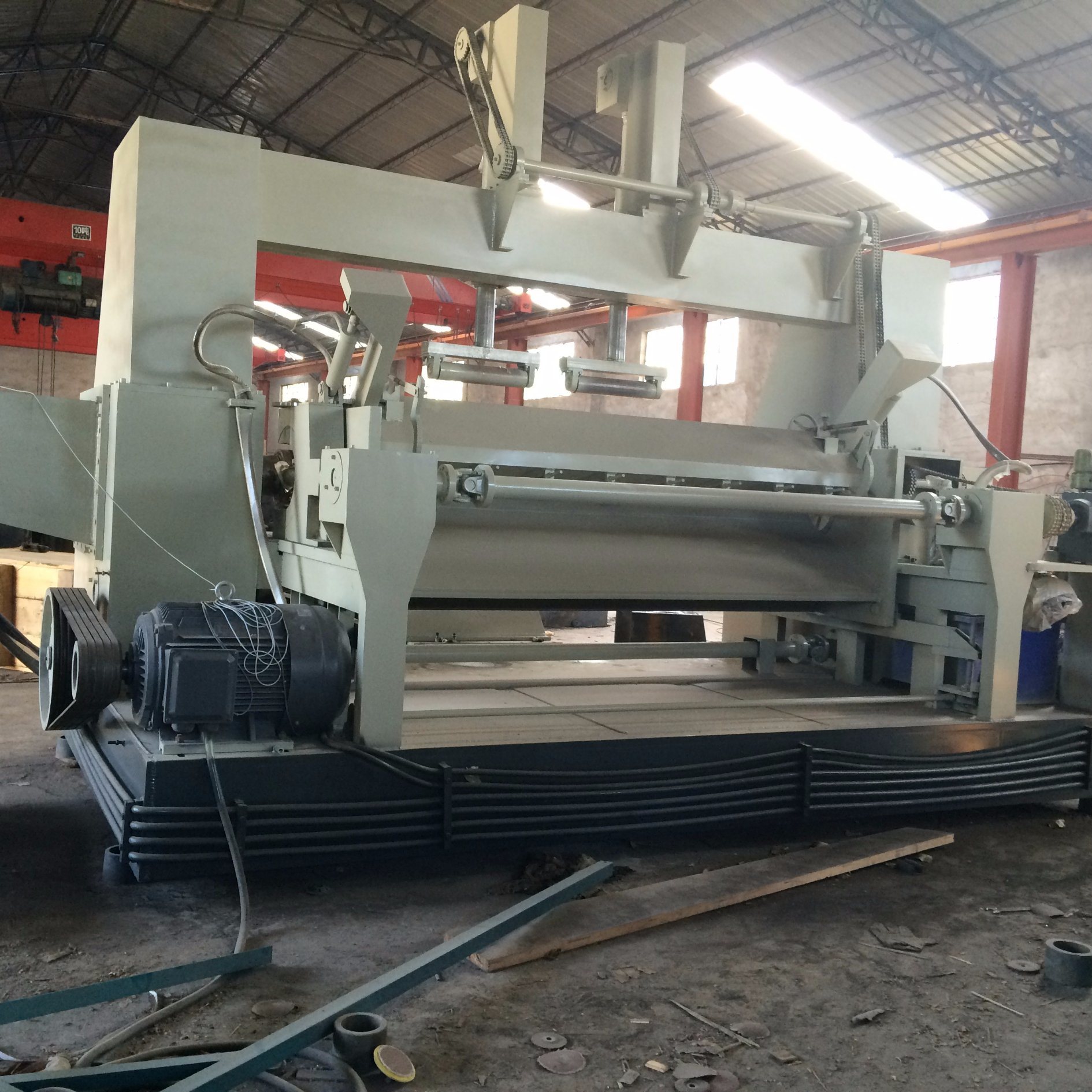 The Best Sale Okoume Face Veneer Peeling Lathe in Gabon