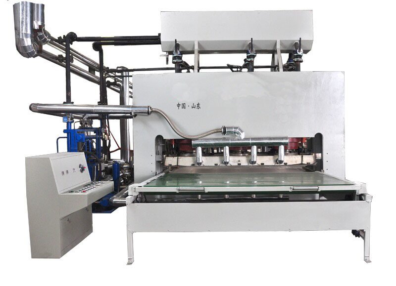 Hot Sale 1200 T 4*8 Short Cycle Melamine Hot Press Machine for Sticking The Face Veneer